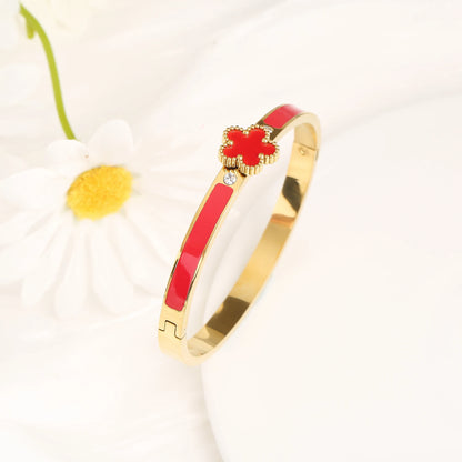 Elegant Five Leaf Flower Bangle™